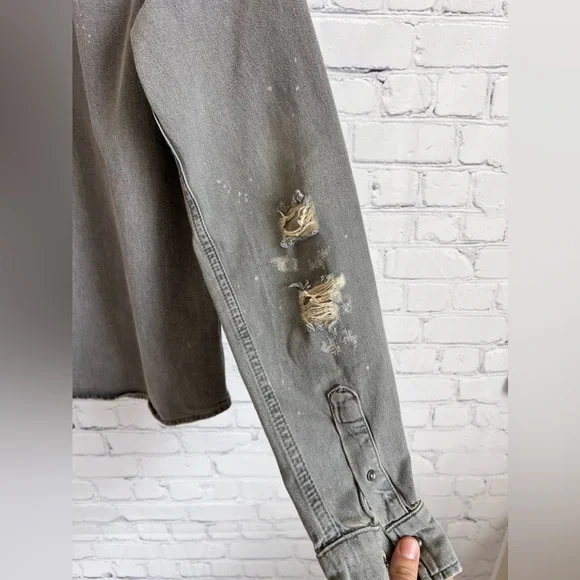 All Saints Denim Shirt - Picture 3 of 5